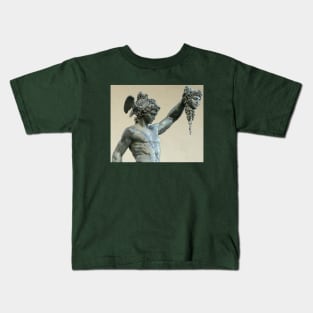 Perseus Holding the Head of Medusa Kids T-Shirt